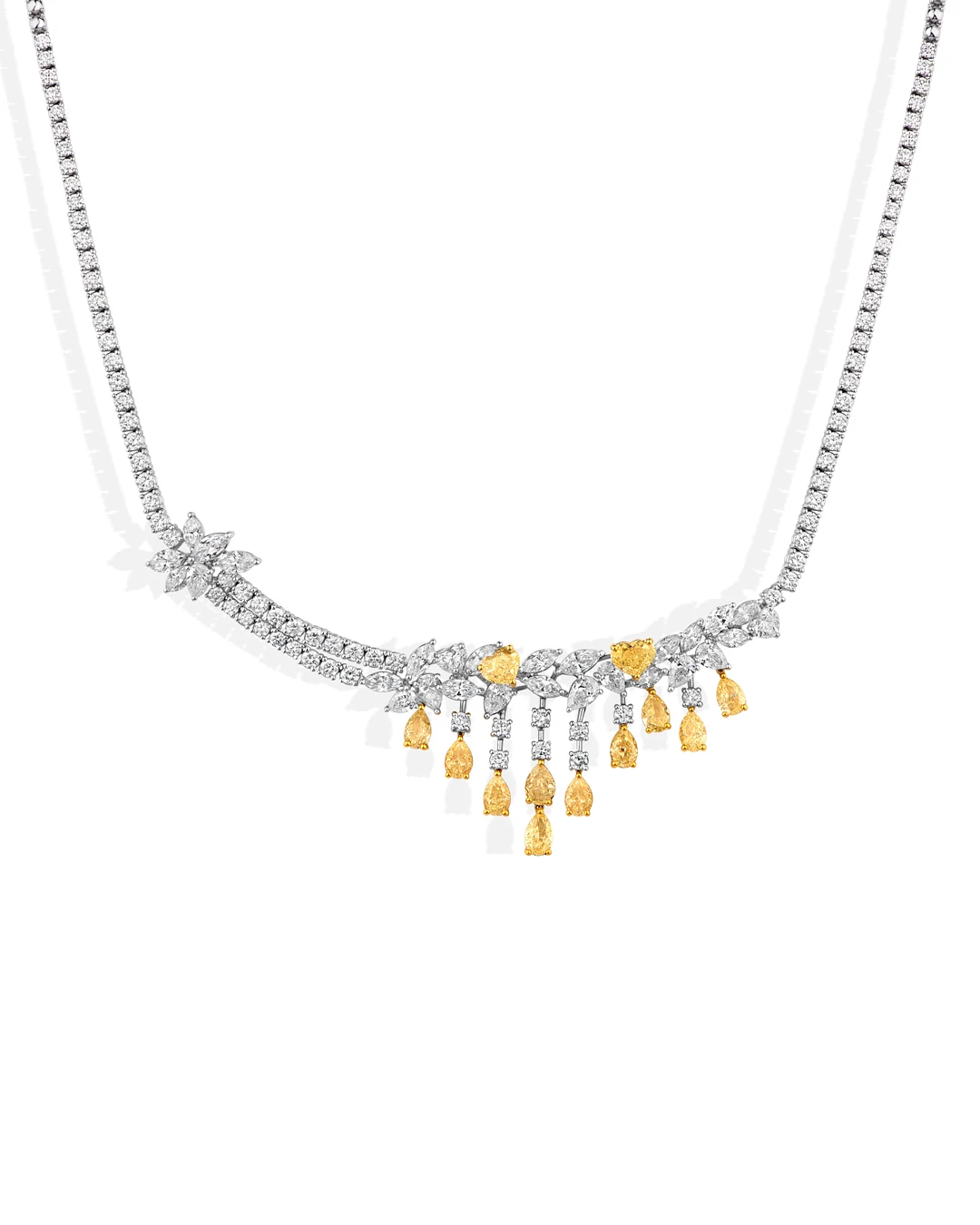 Yellow Diamond necklace