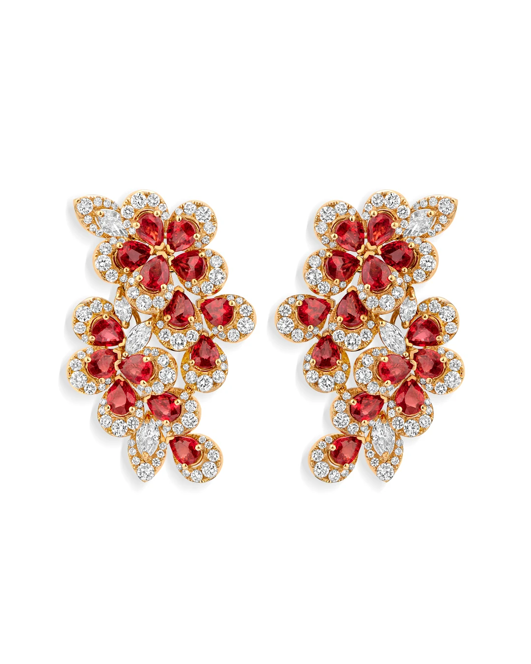 Ruby earrings