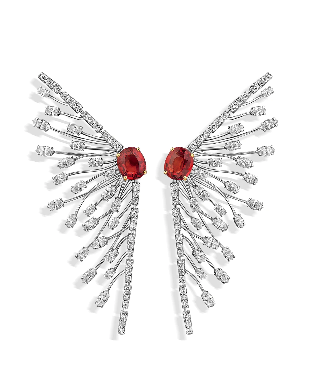 Ruby earrings