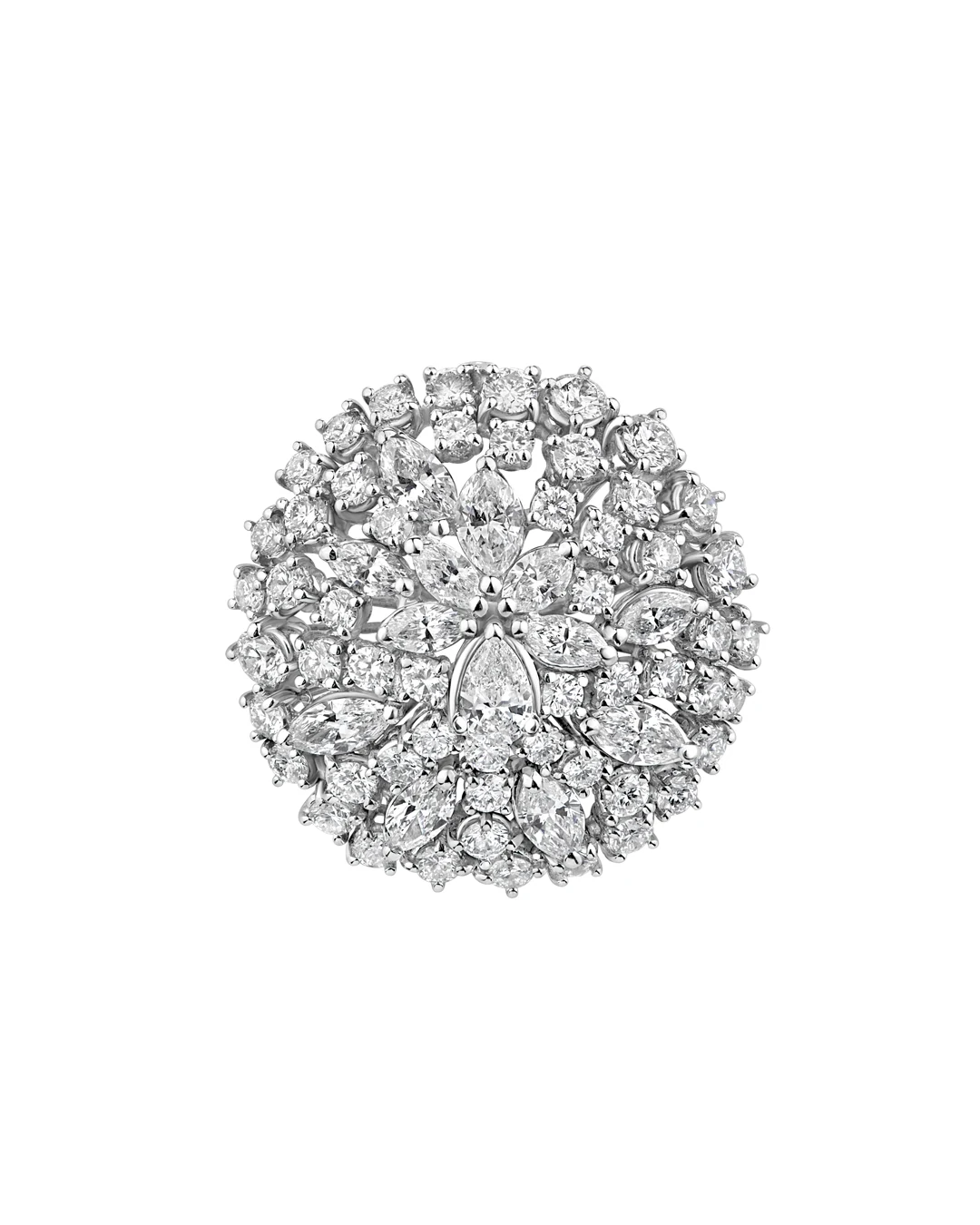 Diamond brooch