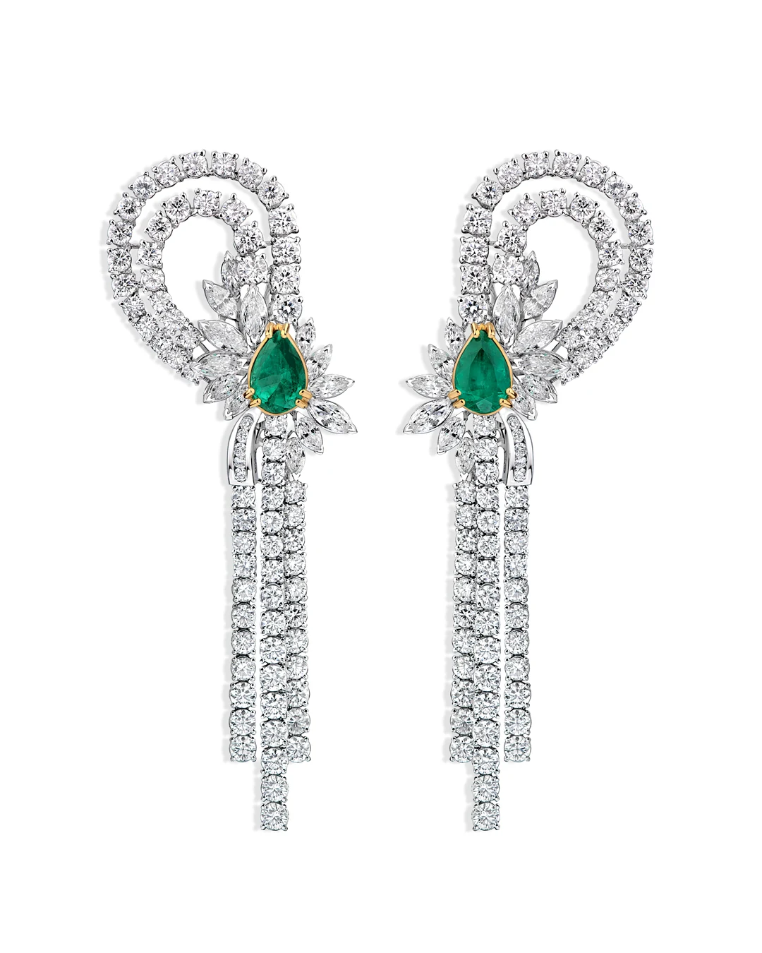 Emerald earrings