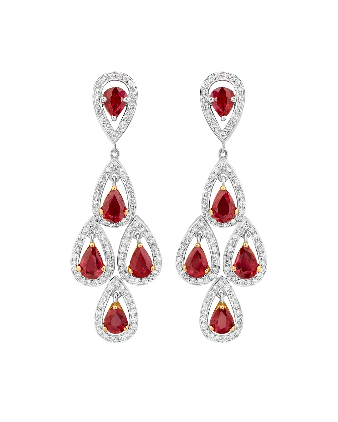 Ruby earrings
