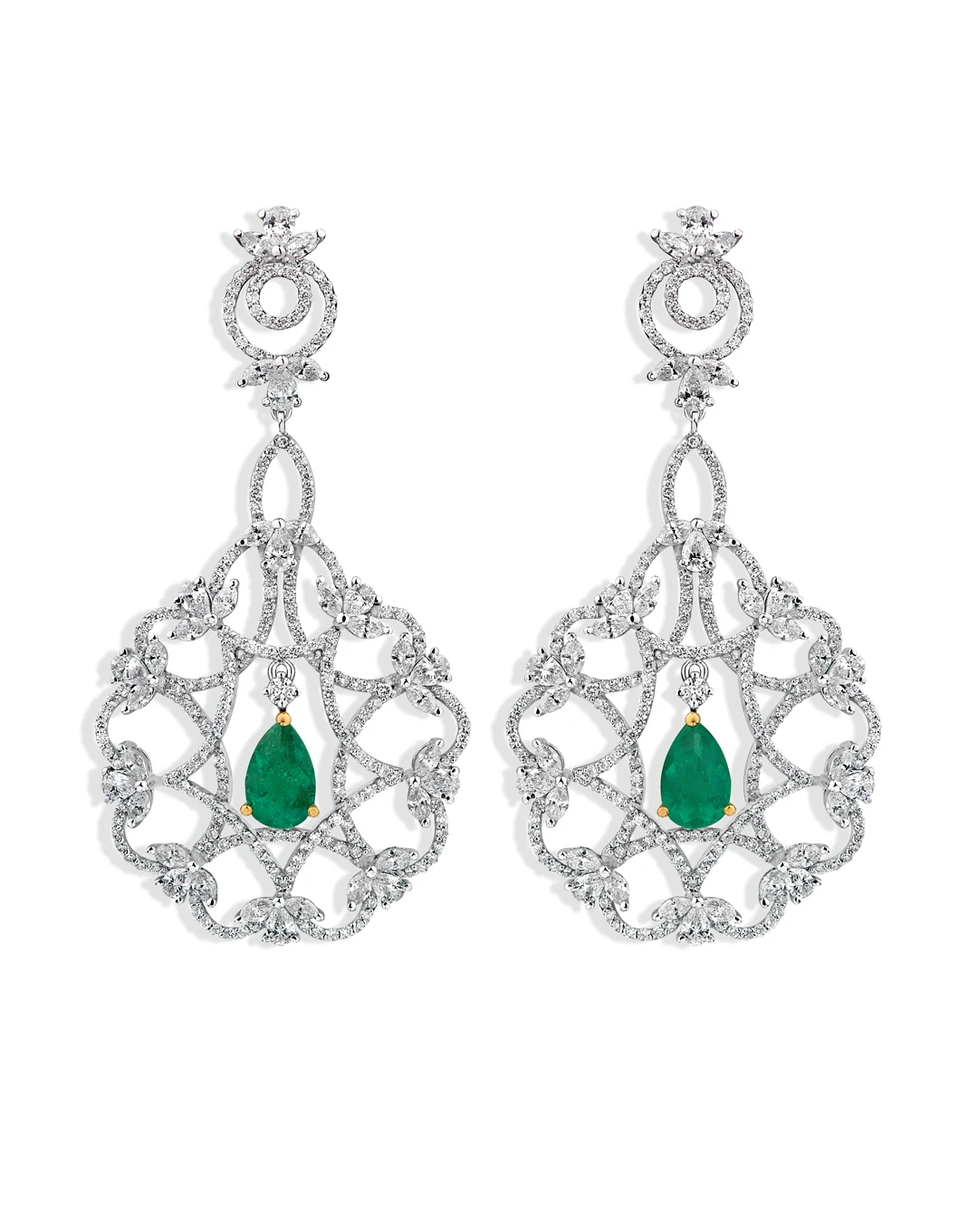 Emerald earrings
