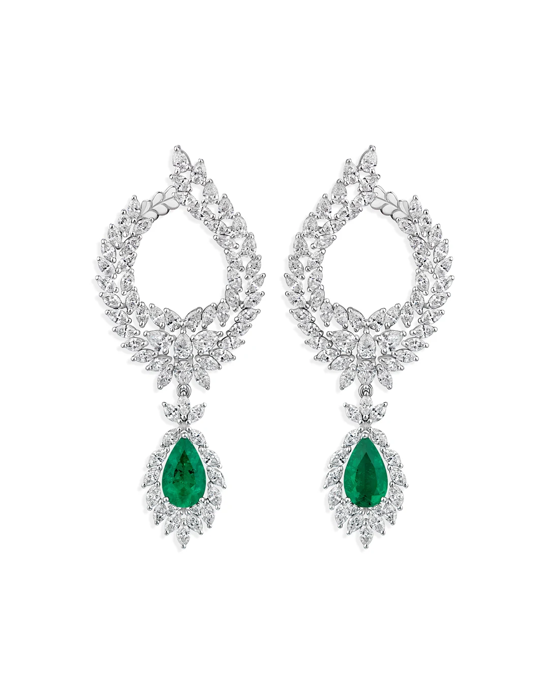 Emerald earrings