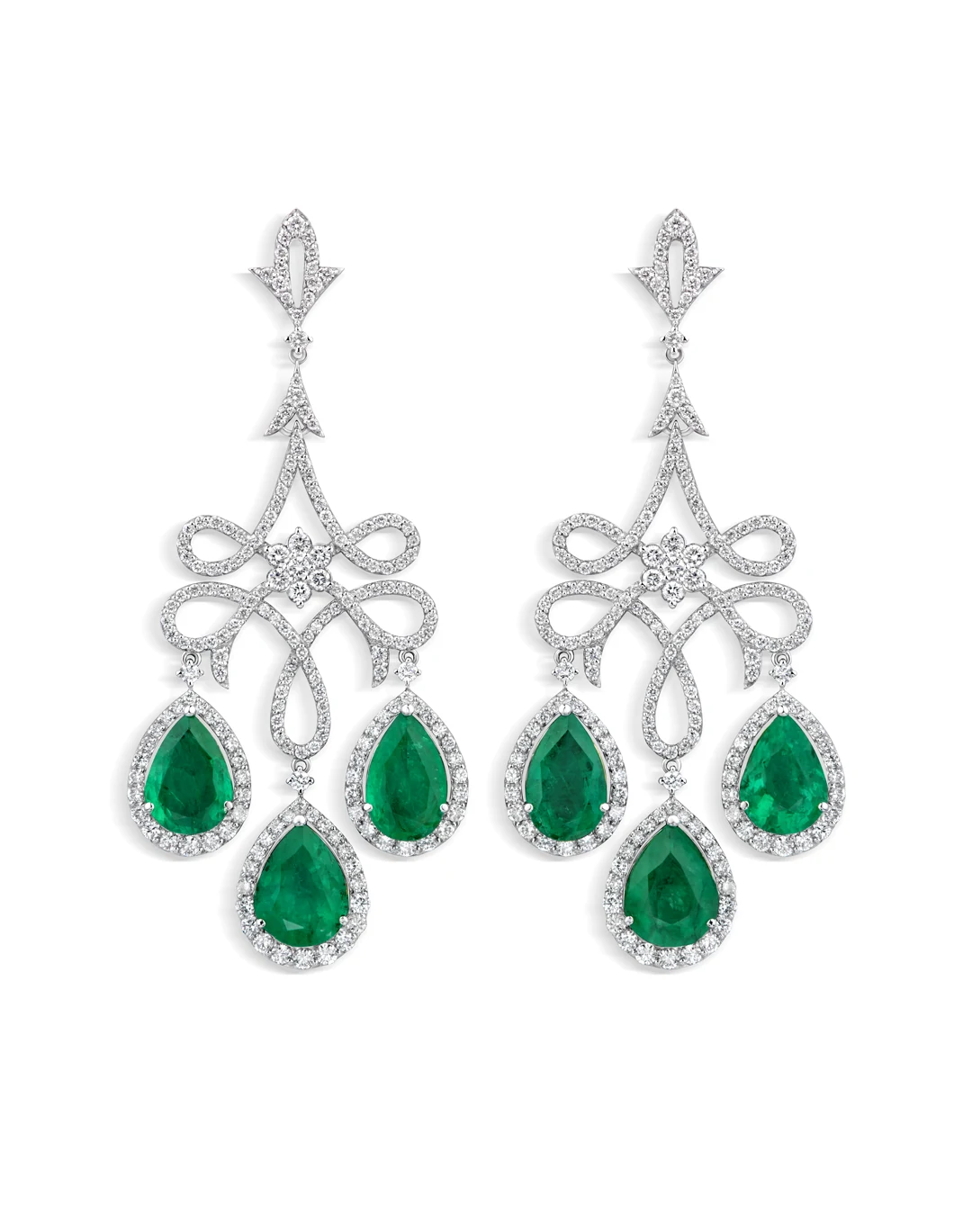 Emerald earrings