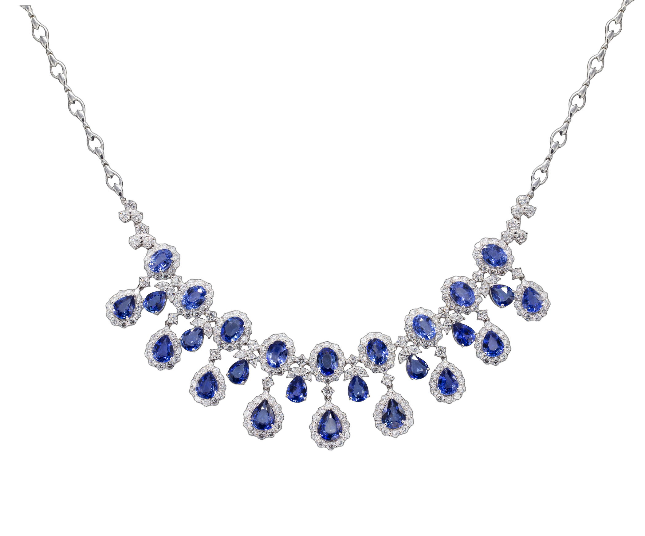 High jewellery sapphire necklace